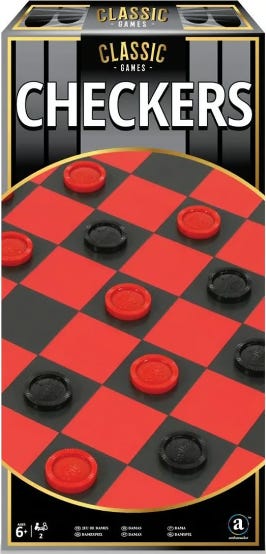 MA Classic Games - Checkers (Basic) St2103 42002103