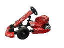 Electric Crazy Cart,250W,36V Lithium , bluetooth with LED light Red Spider