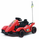 Karting Car Remote Control LED Digital display, power display,Motor 550#dual drive,380W steering mo Red