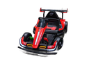 Karting Car Remote Control LED Digital display, power display,Motor 550#dual drive 380W steering mo Red