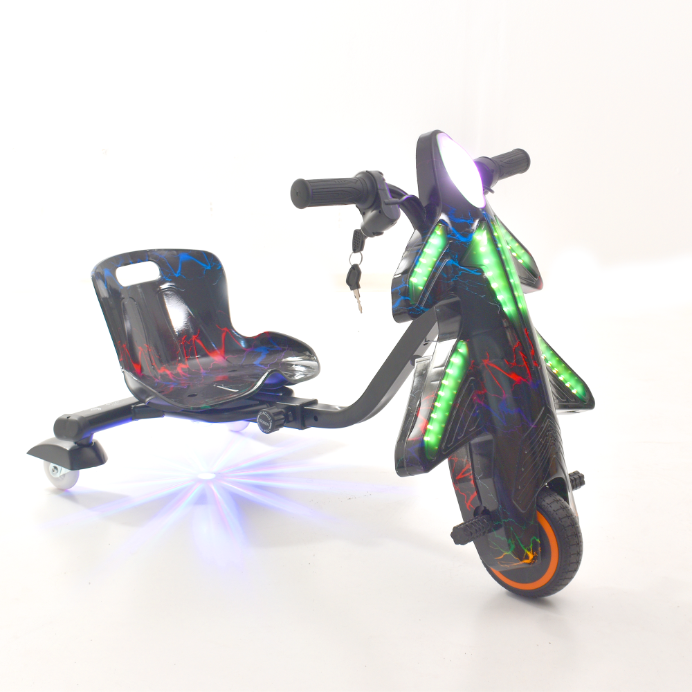 Mini Airplane Electric Scooter Drift Trike, Remote Key,3 Speed, Range:8-15Km 36V- 250W, Tier 5.5" Red