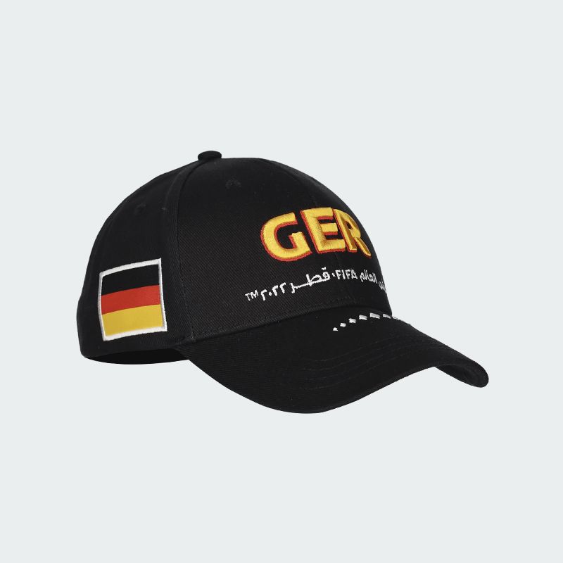 Germany Cap Country Name Unisex One Size Black