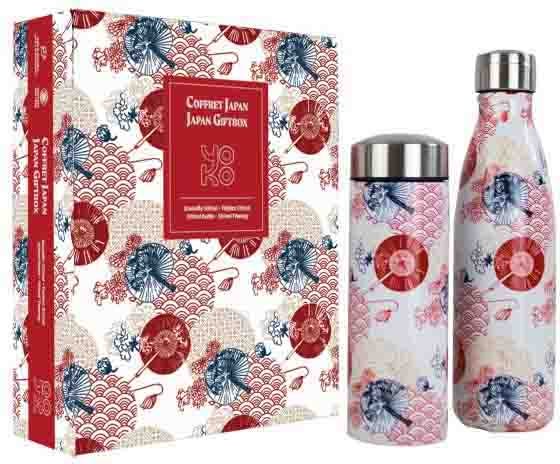 Japan "Case & 1 Bouteille 500 ml Et 1 Theiere 500ml