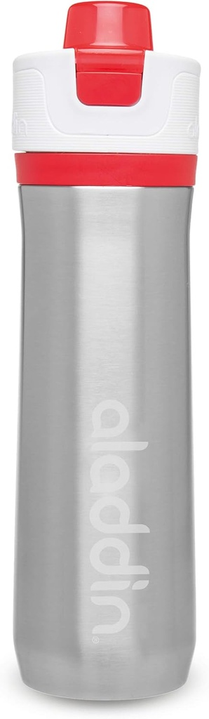 Aladdin Active Hydration Bottle - Stainless Steel Vacuum 0.6L-Red