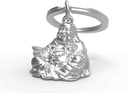 Fashion Buddha/Beads Matt Chrome Keyholder - Packaging