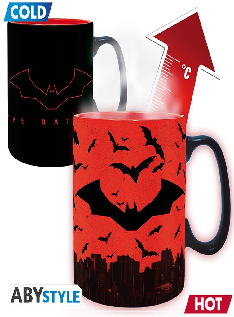 Dc Comics - Mug Heat Change - 460 ml The Batman - Box X2