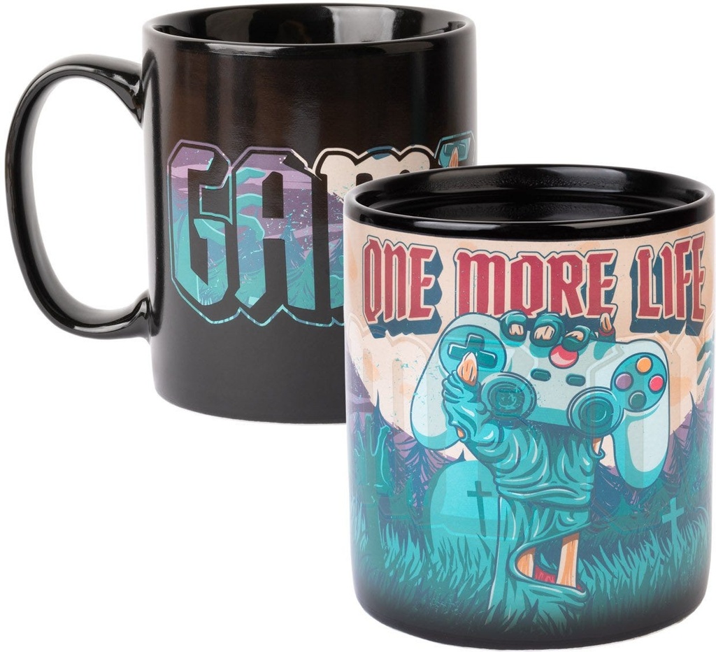 GAMERATION ONE MORE LIFE XL HEAT CHANGING MUG