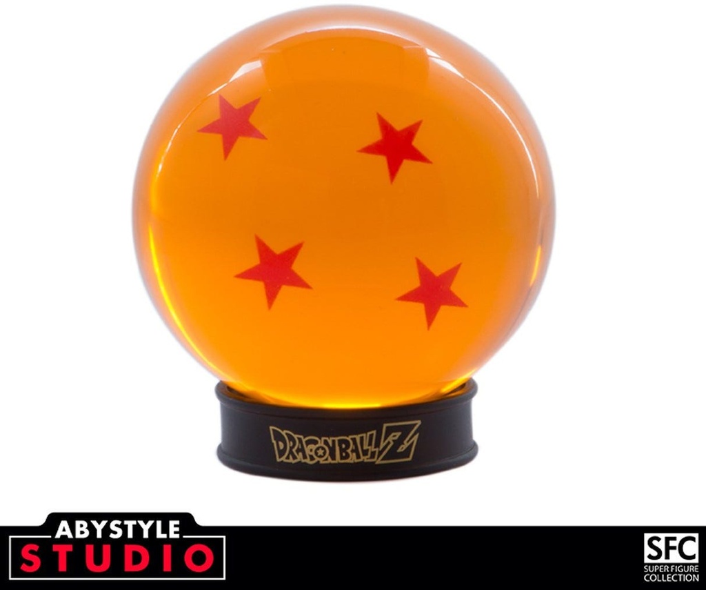 Dragon Ball - Crystal Ball 4 Stars 75 Mm + Base