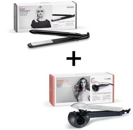 Babyliss Auto Curler + Straightener