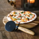 Pizza Cutter & Serving Board 15"
