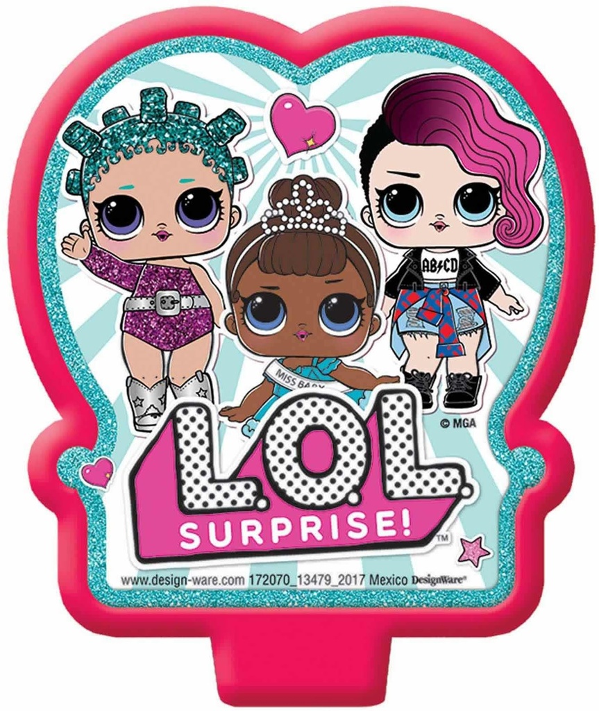 Lol Surprise Birthday Candle Set