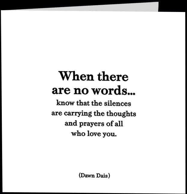 Cards - When There Are No Words