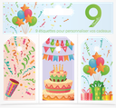 Tags Hang Set Of 9Pcs