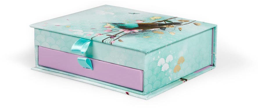 Jewel Box, 20 X 16 X 6 Cm, With Mirror, Sakura Dream