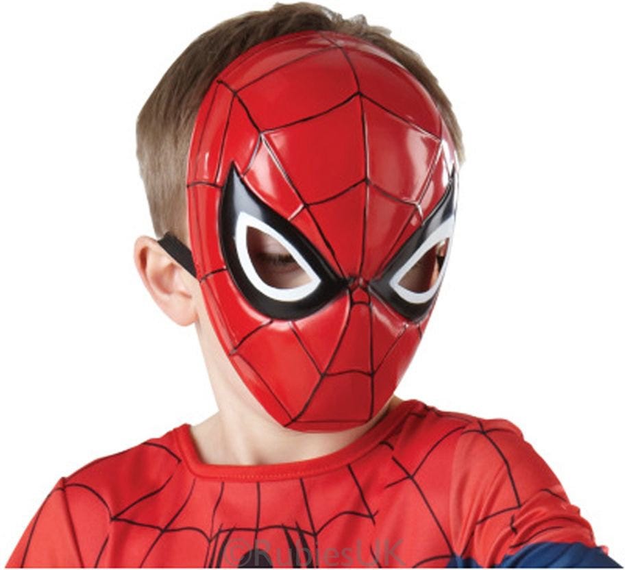 Rubies Marvel Spider-Man Molded Mask Child Costume Accessory AGE 3+ SIZE US ONE SIZE