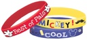 Mickey On The Go Rubber Bracelets 6Pcs