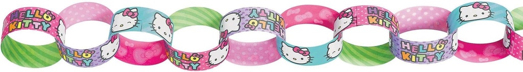 Hello Kitty Rainbow Chain Garland- Paper