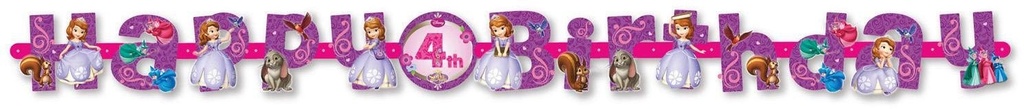 Sofia The First Add An Age Letter Banner