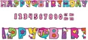 Hello Kitty Rainbow Add-An-Age Letter Banner