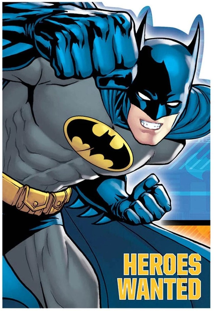 Batman Invitation Cards 8Pcs