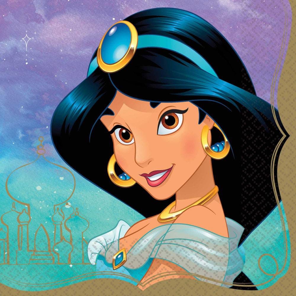 Disney Jasmine Lunch Napkins, 16Pcs