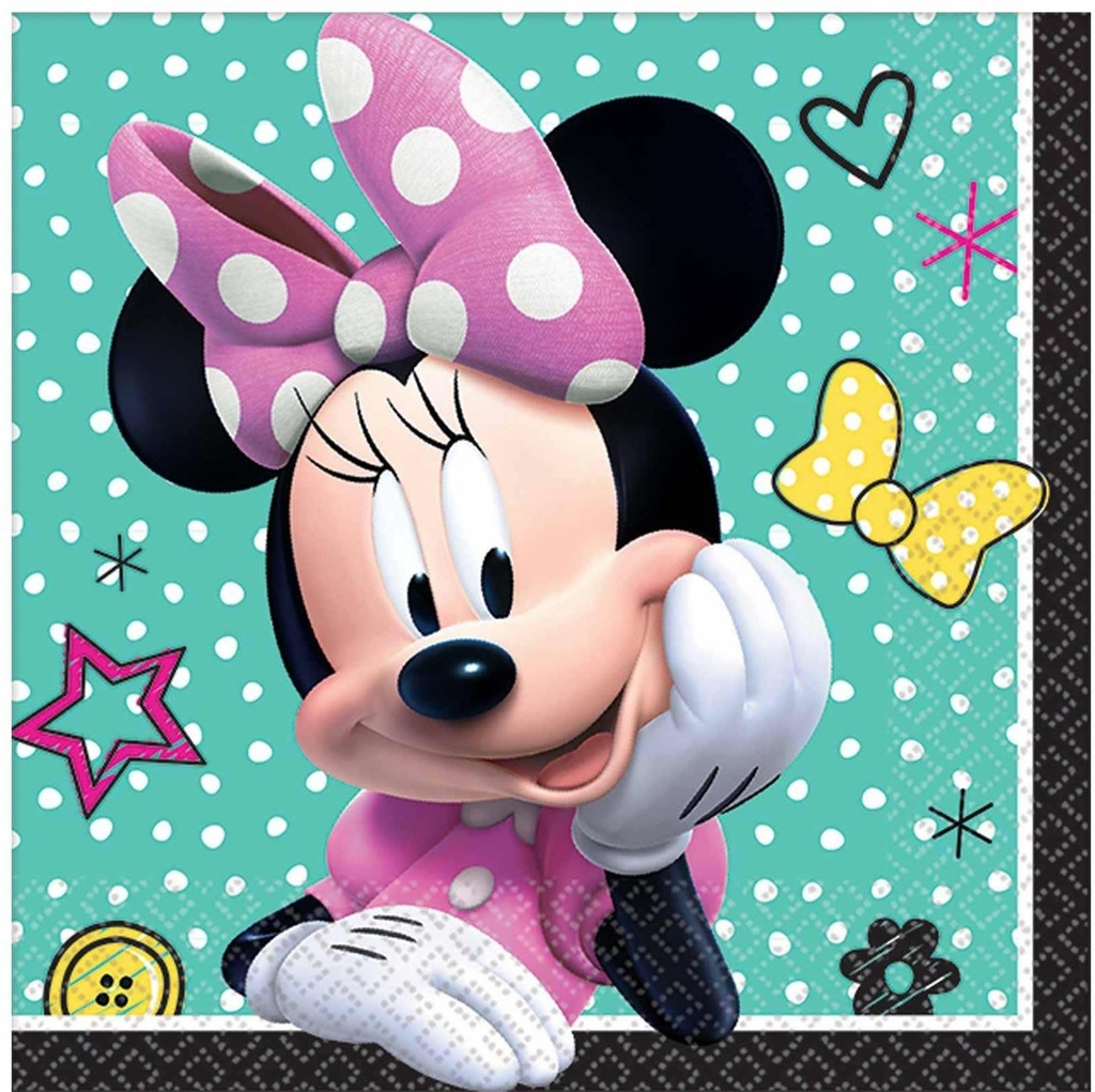 Minnie Mouse Happy Helpers Beverage Napkins 16Pcs