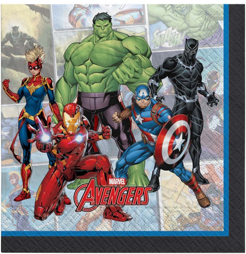Avengers Power Unite Lunch Napkin 16Pcs