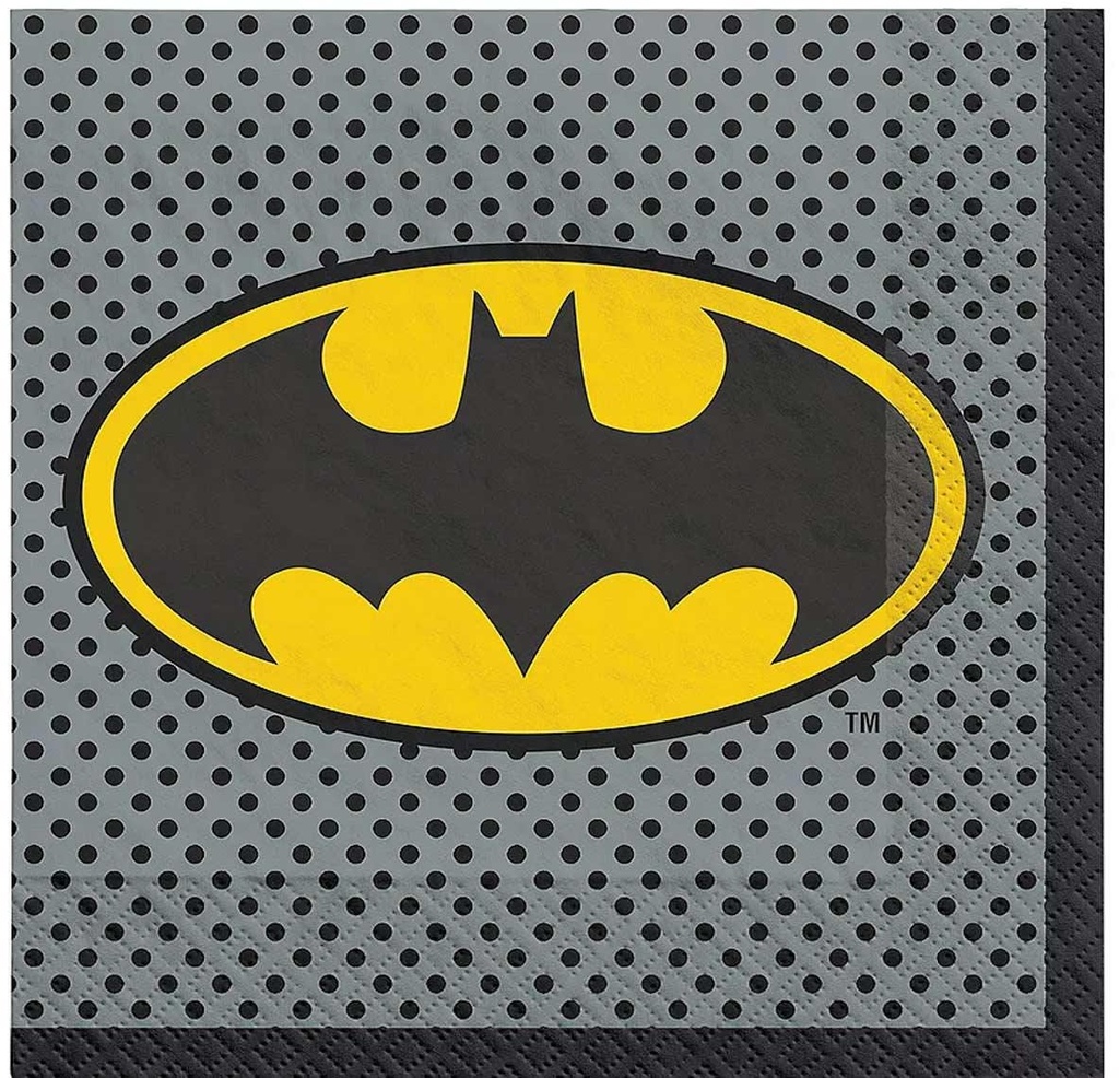 Batman Lunch Napkins, 16Pcs