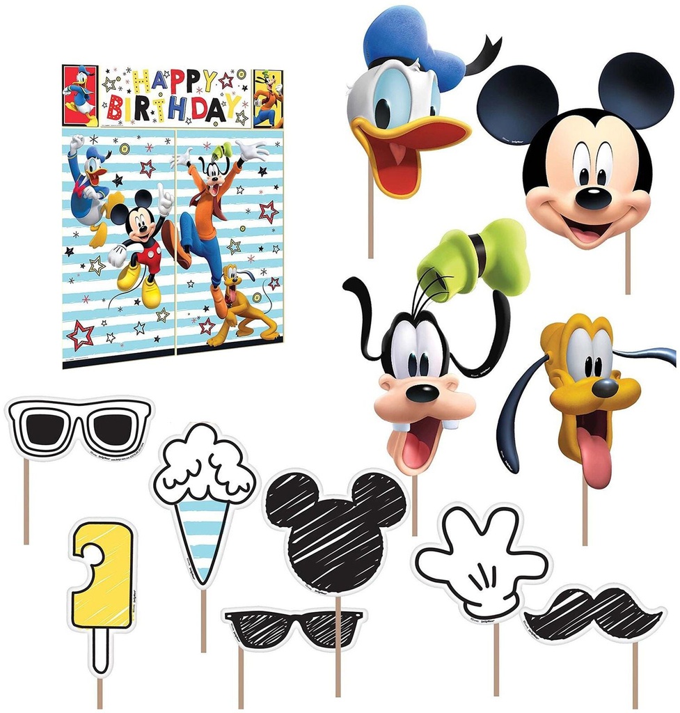 Mickey On The Go Scene Setter With Photo Props