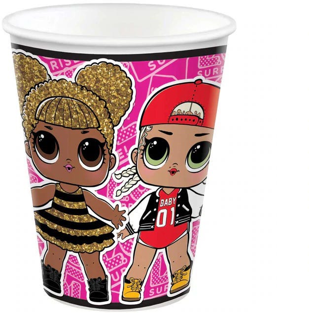 Lol Surprise Together 4Eva! Paper Cups 9Oz