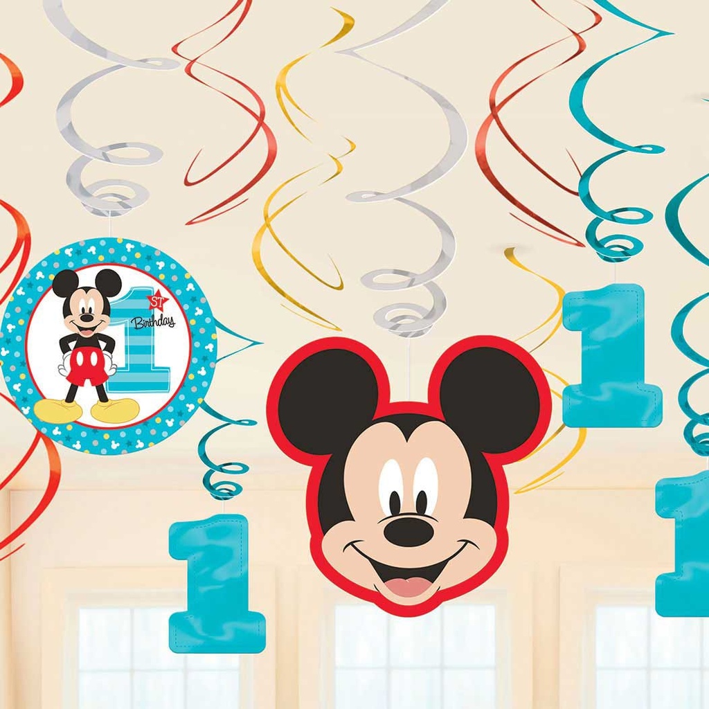Mickeys Fun To Be One Swirl Decoration