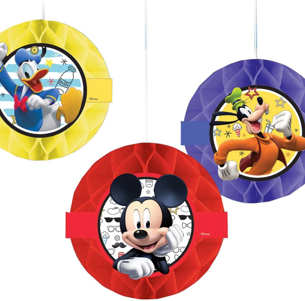 Mickey On The Go Honeycomb Decoration