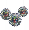 Avengers Power Unites Fan Decoration, 3Pcs