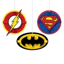 Justice League Heros Unite Honeycomb Decoration