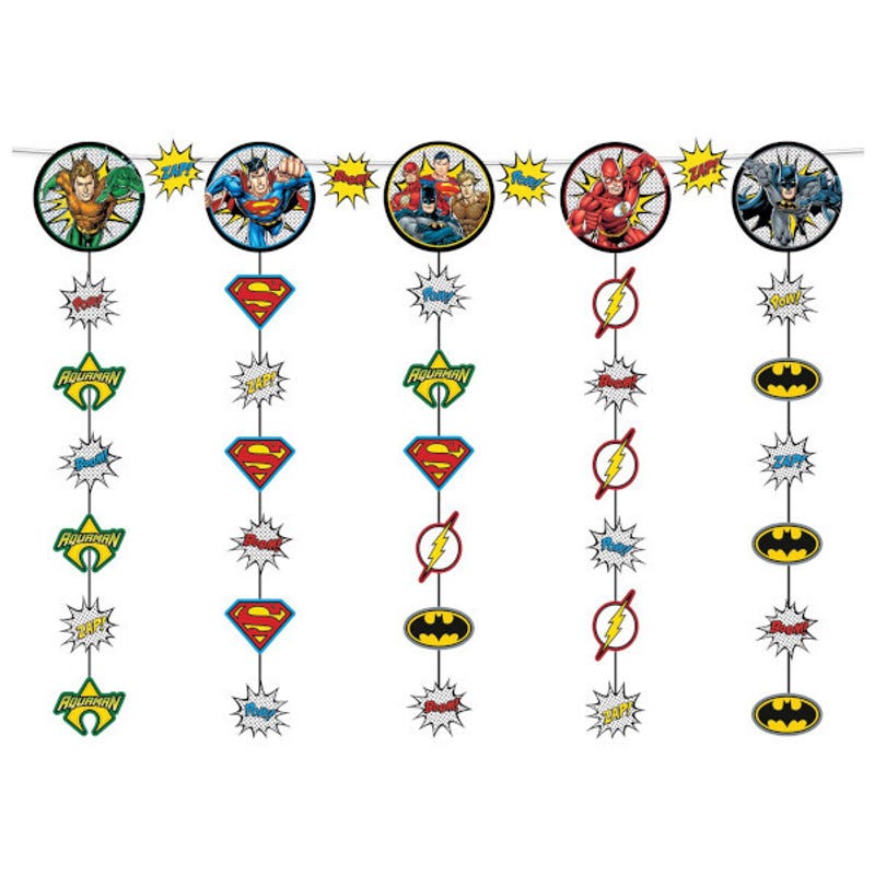 Justice League String Hanging Decoration 5Pcs