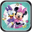 Minnie Mouse Happy Helper Square Paper Plates, 7In, 8Pcs