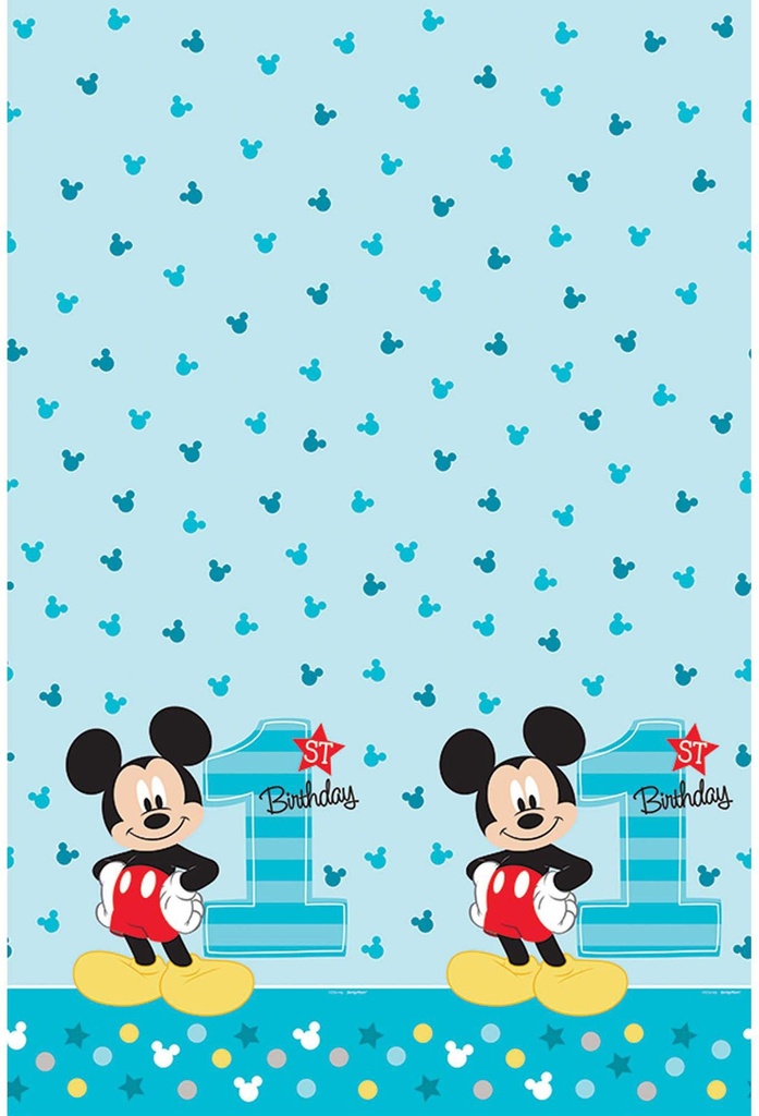 Mickeys Fun To Be One Plastic Table Cover