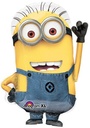P38 Despicable Me Minions Supershape Foil Balloon 16 X 25In