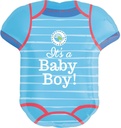 P35 Shower With Love Boy Supershape Foil Balloon 22 X 24In