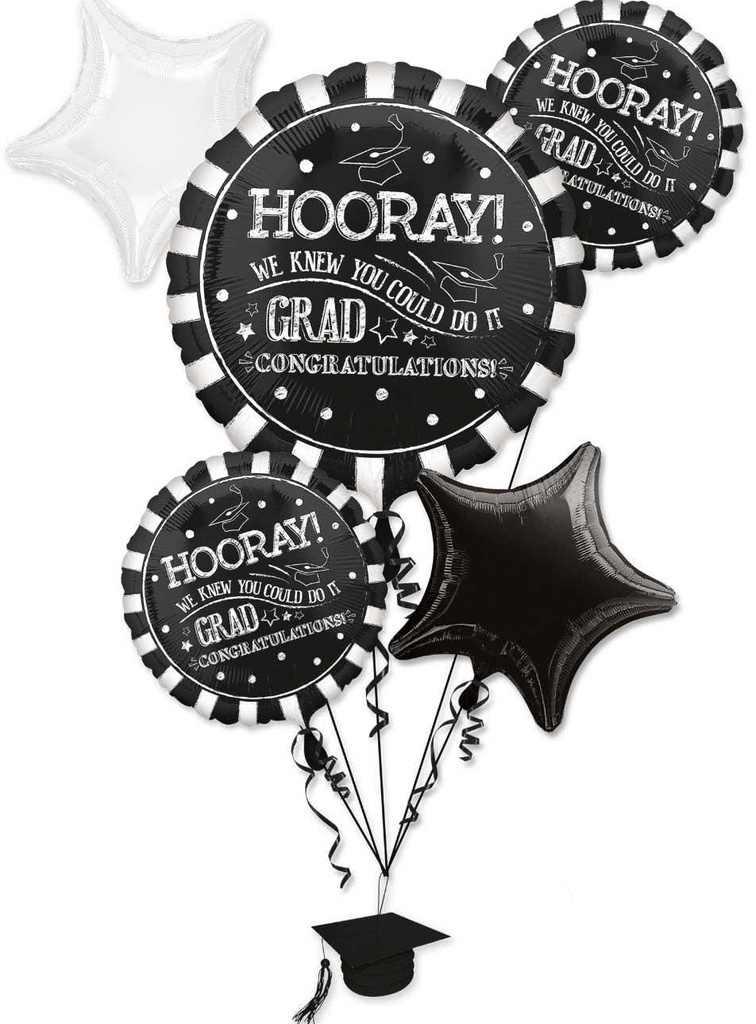 P75 Hooray Grad Balloon Bouquet