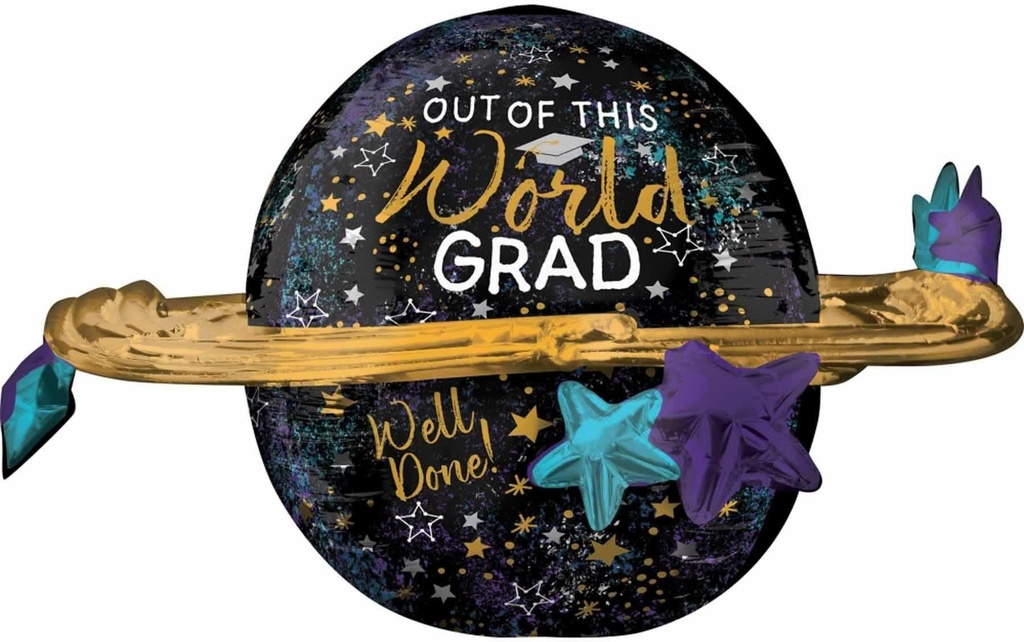 P60 Out Of This World Grad Ultra Shape Balloon