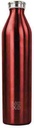 Insulated Bottle 1 Liter Red Shiny Color