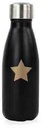 Bottle Star 260 ml Black & Gold Star