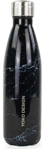 Yoko Black Marble Bottle 500 ml