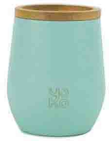 Insulated Mug Pastel Mint 250 ml & Bamboo Lid