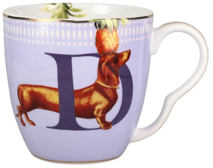 D - Alphabet Mug - Dog