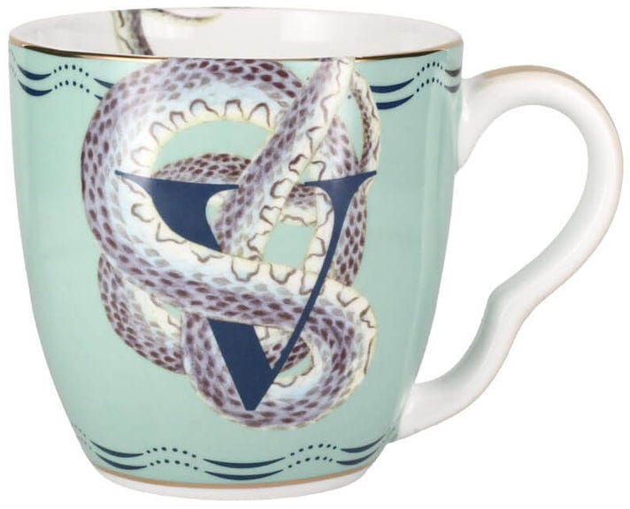 V - Alphabet Mug - Viper