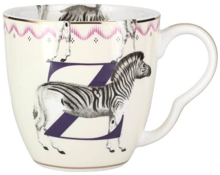 Z - Alphabet Mug - Bone China