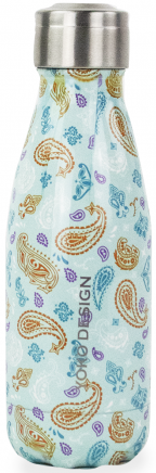 BOUTEILLE ISOTHERME 260ML "CASHMERE" BLEUE/8331