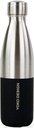 BOUTEILLE "DUO" 500 ML NOIRE ET INOX / 8167